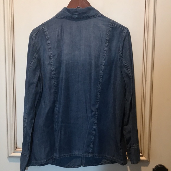Platinum Chico’s Denim Blazer - Picture 6 of 6